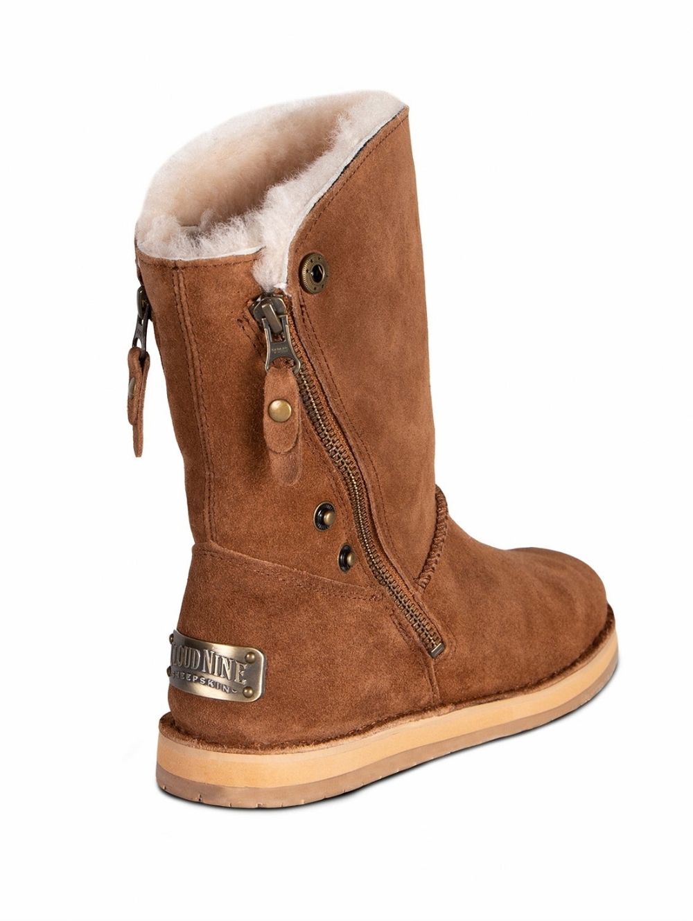 Cloud Nine Trixie Sheepskin Boot | 10 | Chestnut